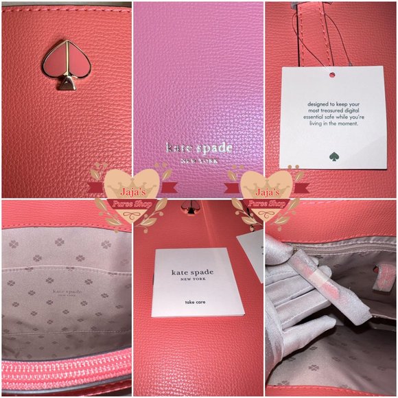 ✅❤️✅❤️SOLD❤️✅❤️✅🧡Kate Spade NY Leather 3 Compartment Tote Purse🧡 - Picture 9 of 17